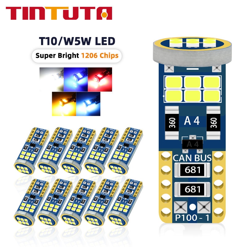 W5W T10 Led  Canbus 2835 16LED ڵ led ڵ   Ʈ,  ̵ Ǳ  ڵ ȣ Ʈ, 10 